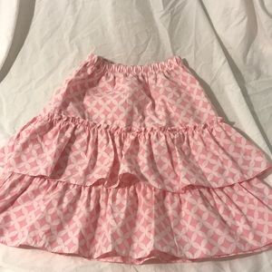 Shrimp and Grits Kids size 9 pink ruffle skirt